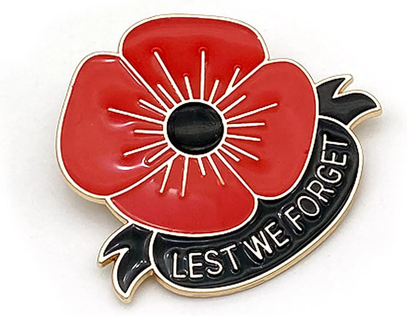 Red Poppy Brooches for Women Lest We Forget Poppy Flowers Brooches Pins Memorial Remember Poppy Lapel Pin Remembrance Day Badge Pins Memorial Day Gifts Veteran's Day Remembrance Day Jewellery