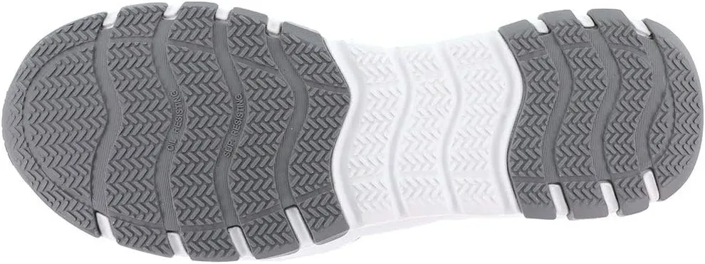 Reebok Work Women's RB434 Sublite Cushion Work Safety Toe Athletic Steel Oxford Shoe White