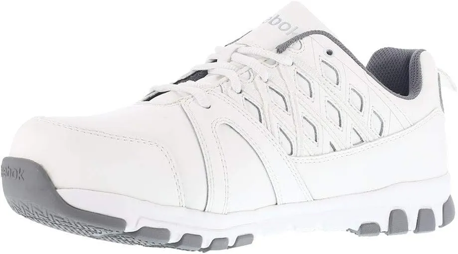 Reebok Work Women's RB434 Sublite Cushion Work Safety Toe Athletic Steel Oxford Shoe White