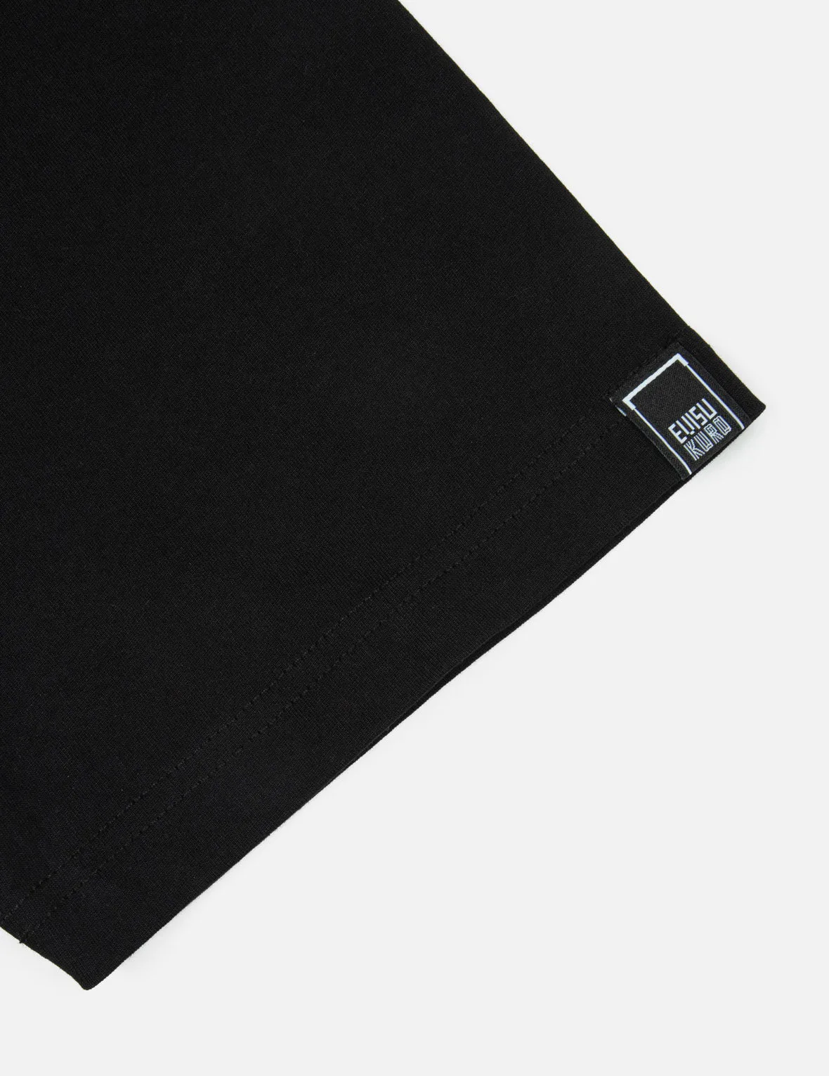 Reflective Strapped and 3D Kamon Print Regular Fit T-Shirt