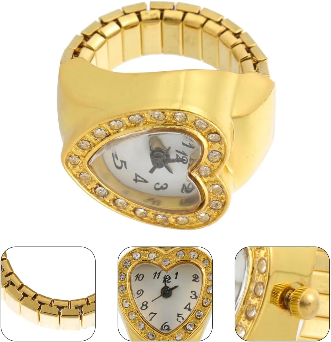 Ring Watch Movement - Finger Watch for Women & Men