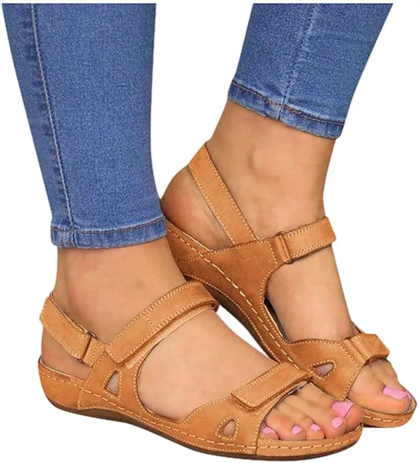 Sandals for Women Platform,Sandlas Wedge Sandals Summer Bohemia Platform Comfortable Casual Outdoor Walking Shoes