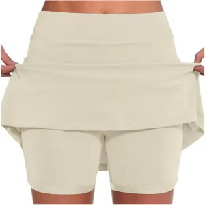 Skorts for Woman with Pockets Cute Tennis Skirt Golf Skirt with Shorts Underneath Summer Skirts Mini Dress Trendy 2025