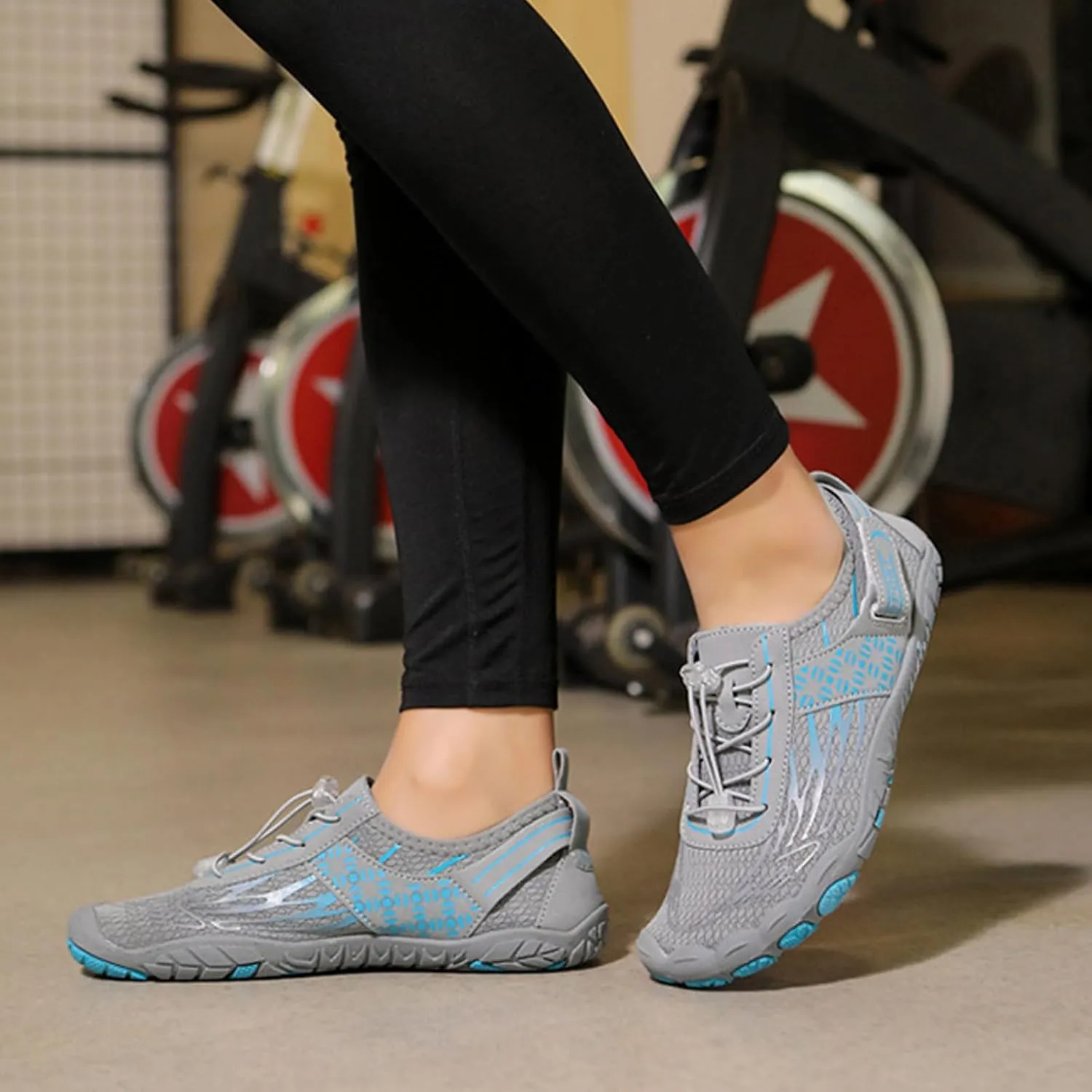 Slip on Walking Shoes Women Dressy Knitted Non Slip Vintage Wide Running Shoes Breathable Gym Workout Shoes Ladies 2024 Fashion Sneakers