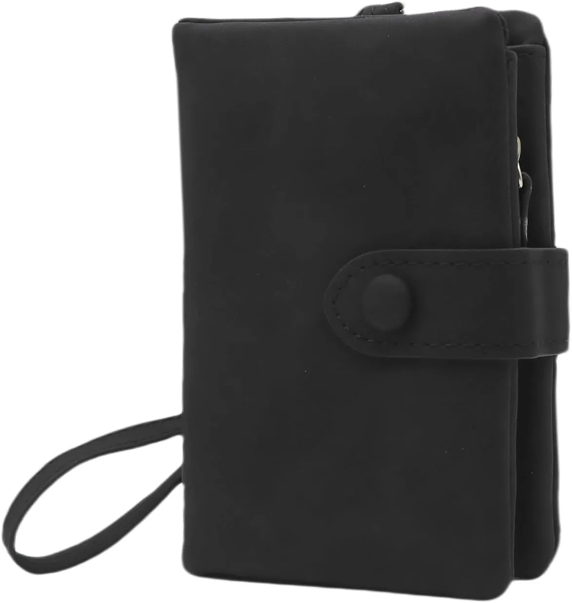 Small Leather Wallet for Women's Bifold Wallet Ladies Wristlet with Card Slots Bifold Short Wallet Zipper Coin Purse