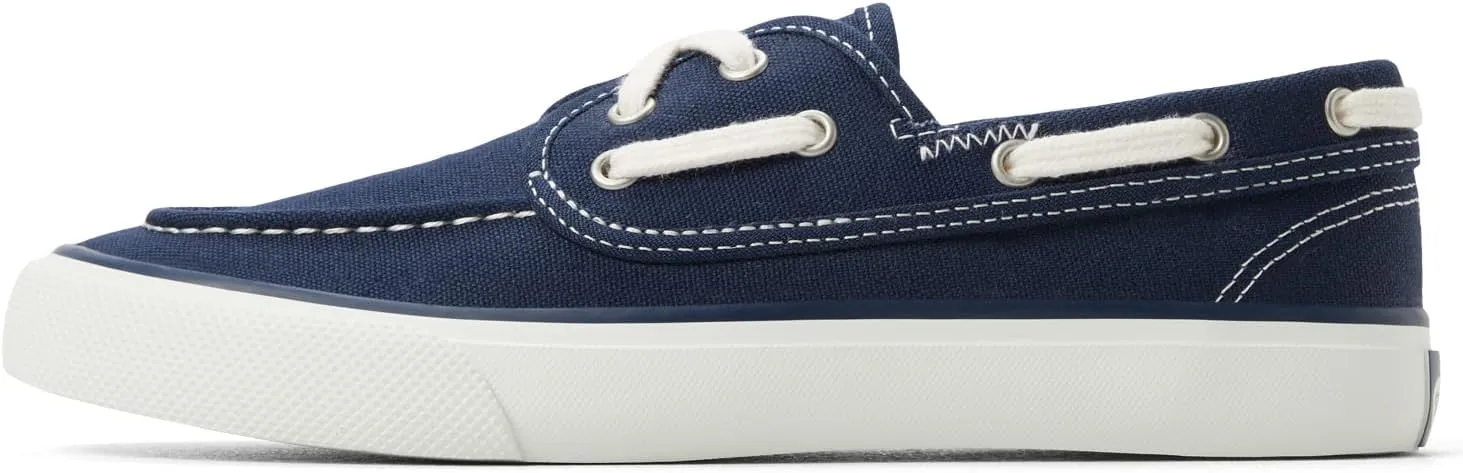 Sperry Women's Seamate Boat Shoe, Navy, 7.5