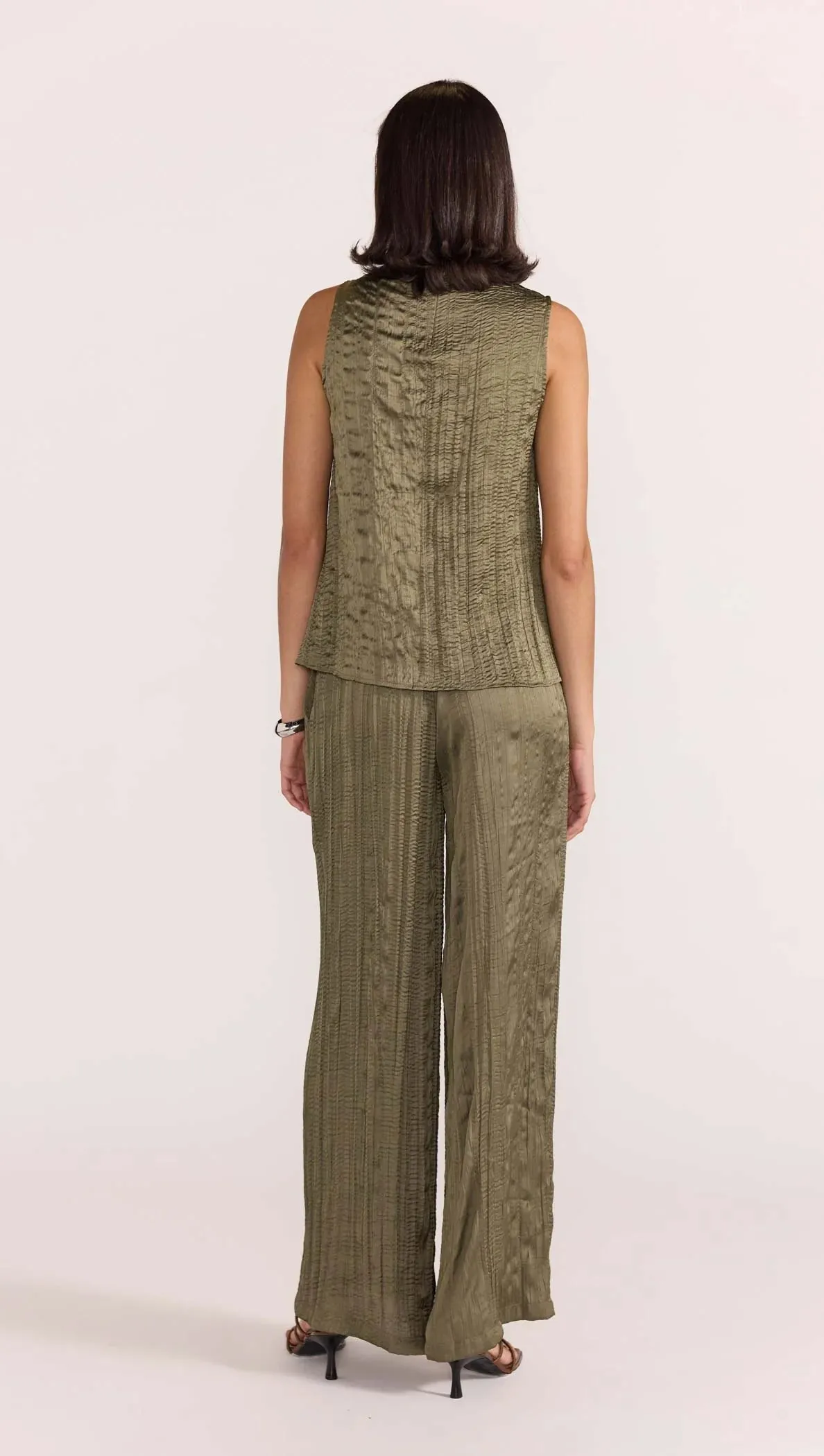 STAPLE THE LABEL THALIA TOP KHAKI