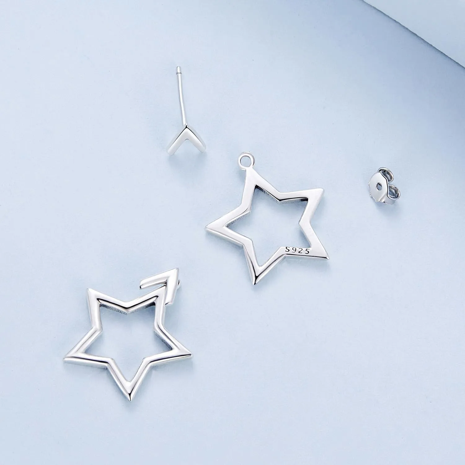 Sterling Silver Earrings for Women Hypoallergenic Stud Earrings for Girls Cute Lightweight Earrings Simple Earrings for Teen Gril Gifts Trendy Stuff