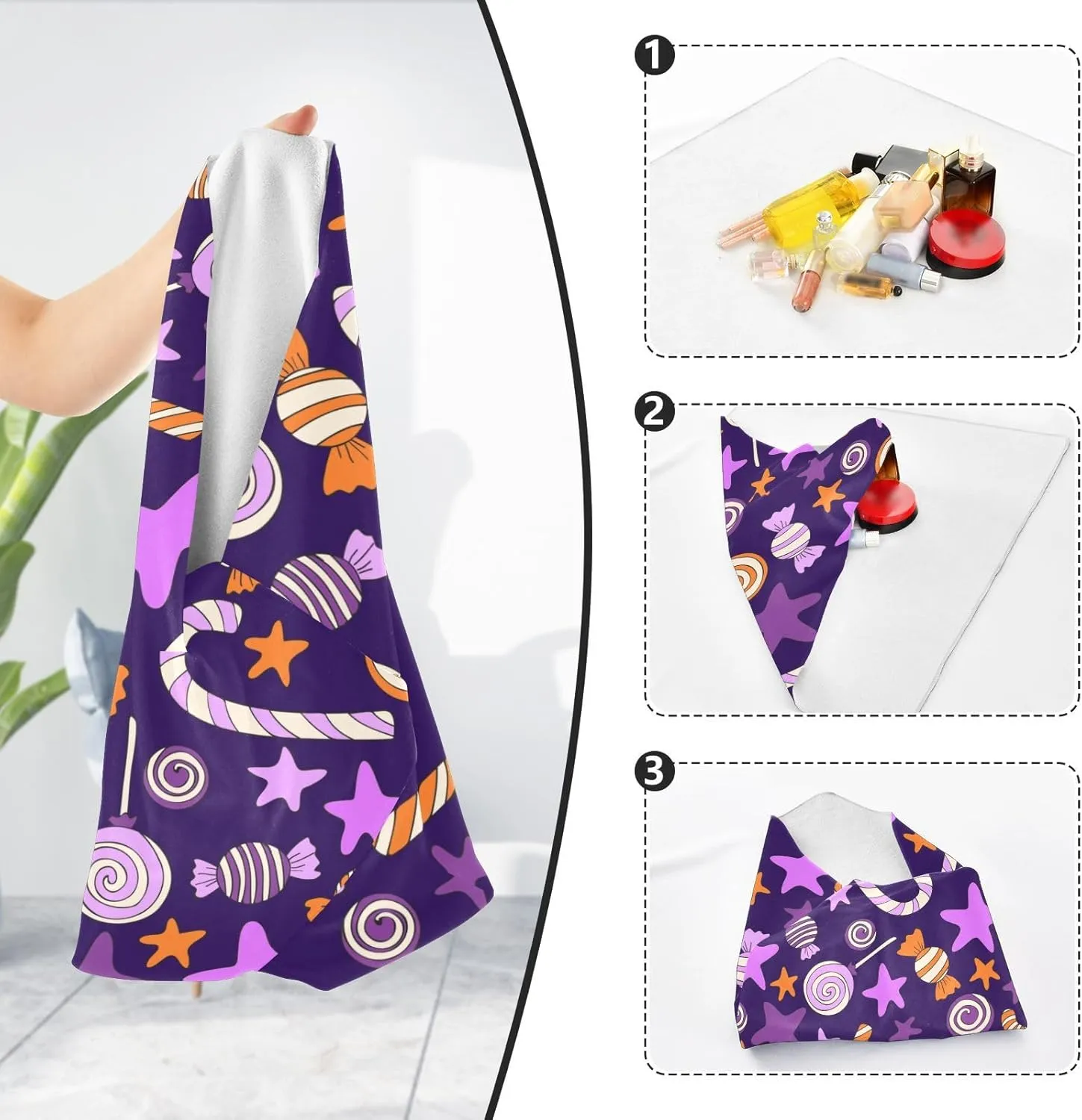 susiyo Candy Parties Protective Wrap Anti-scratch Lens Camera Wrap Lens Protector Magic Self-Adhesive Cloth Wrapper Portable Cosmetic Bag Travel Organizer for Camera DSLR Laptop Accessories
