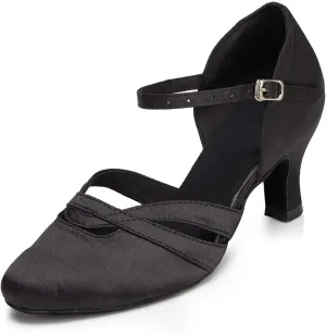 SWDZM Women's Standard Latin Dance Shoes,Salsa,Ballroom dance shoes,Closed toe,L152