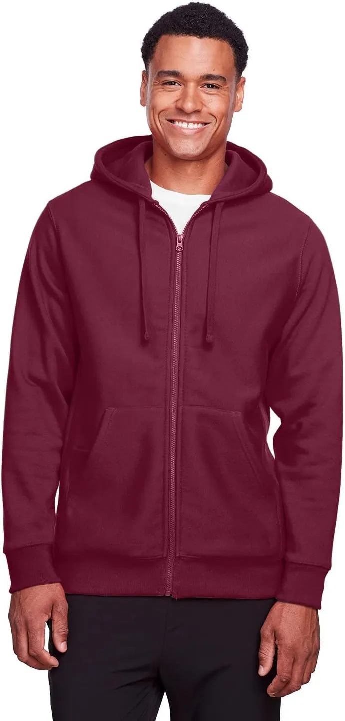 Team 365 TT95 Adult Zone HydroSport Heavyweight Full-Zip Hooded Sweatshirt