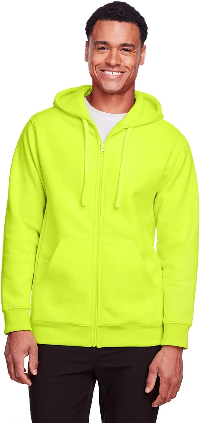 Team 365 TT95 Adult Zone HydroSport Heavyweight Full-Zip Hooded Sweatshirt