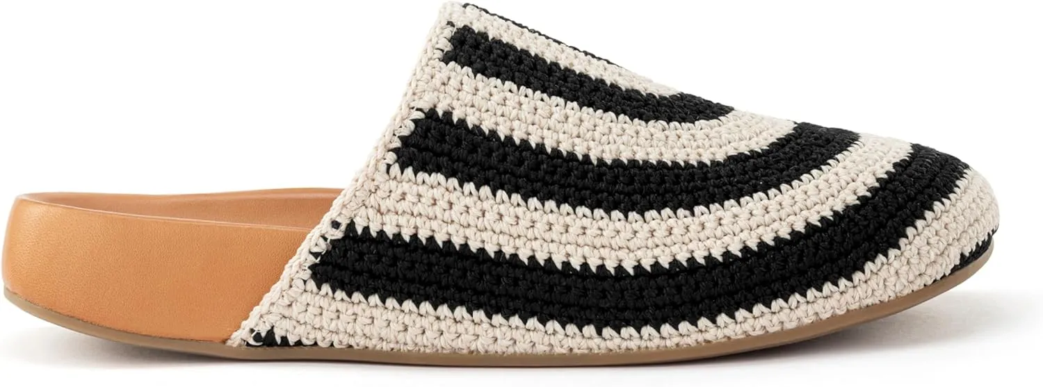 The Sak Bolinas Clog in Crochet and Leather, Slip On Entry