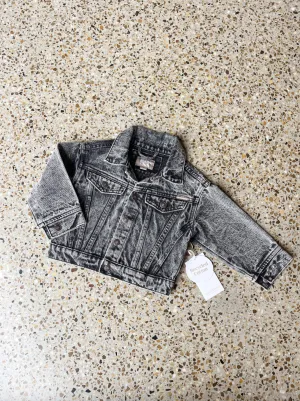 Trucker Jacket- Black Acid