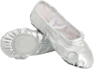 Unisex Kids Lace-up Jazz Dance Shoes Canvas Soft Leather Split Sole Ballet Boots for Girls Boys (Toddler/Little Kid/Big Kid)