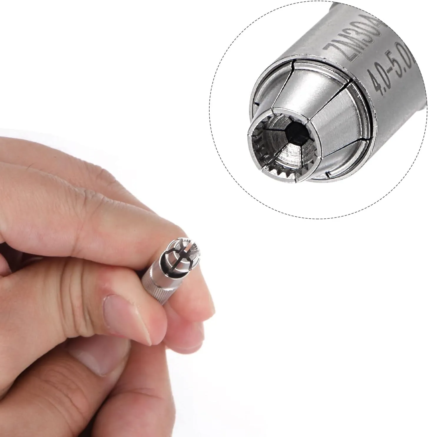 uxcell Watch Crown Winder Tool 5mm Manual Mechanical Winding Instrument Silver Stainless Steel Watch Repair Helper
