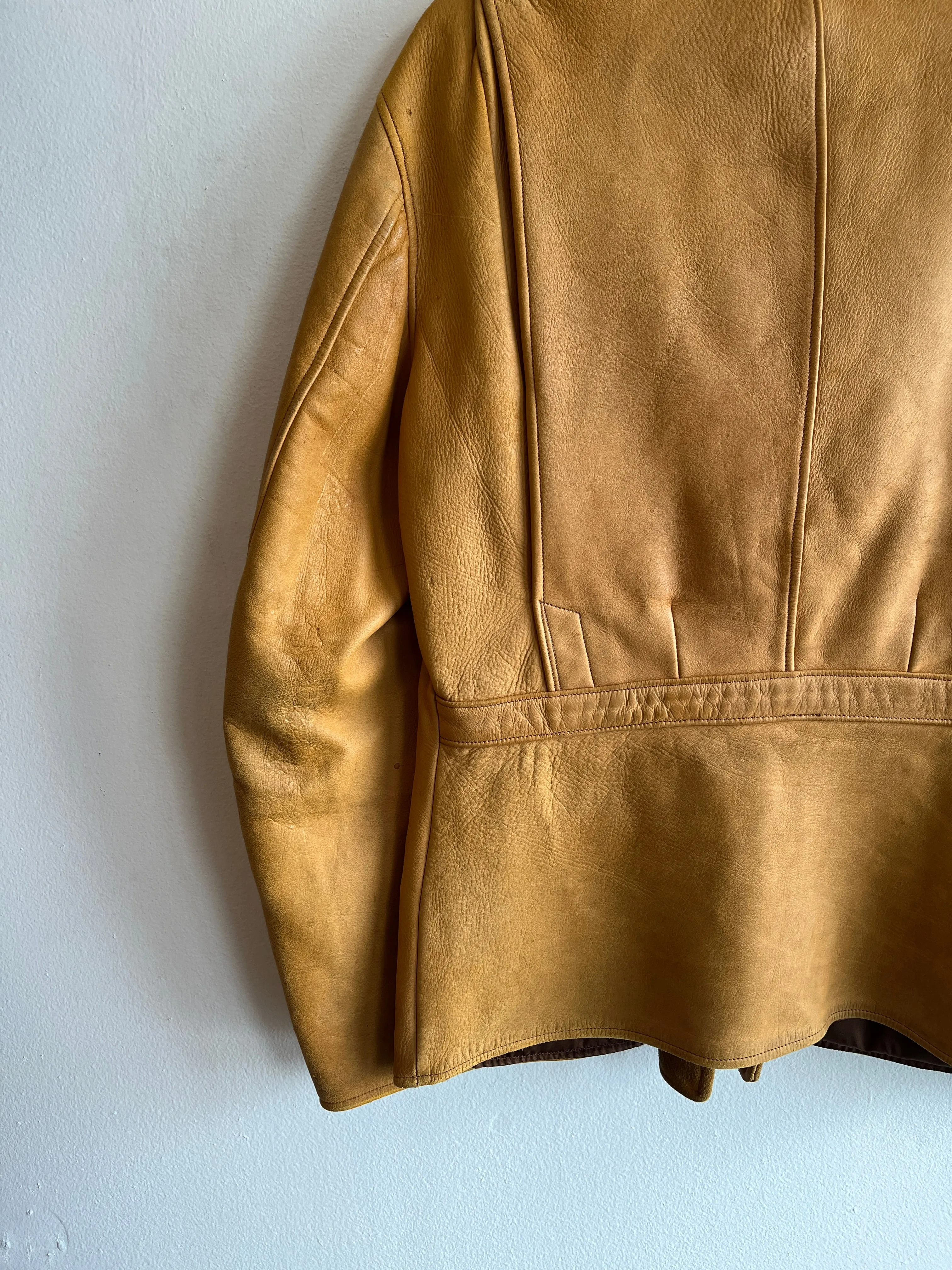 Vintage 1940/50s Two-Tone Buckskin Suede Jacket