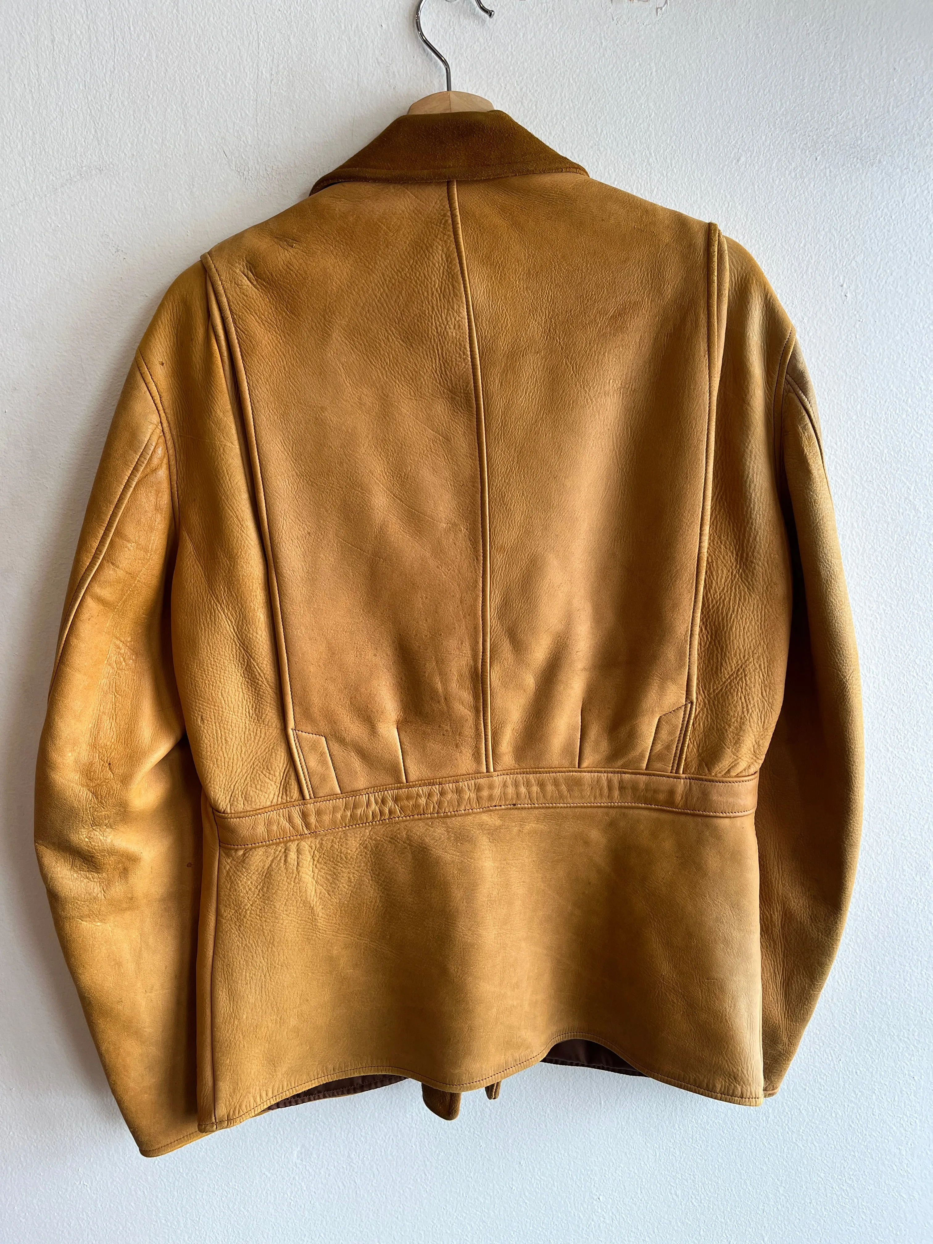 Vintage 1940/50s Two-Tone Buckskin Suede Jacket
