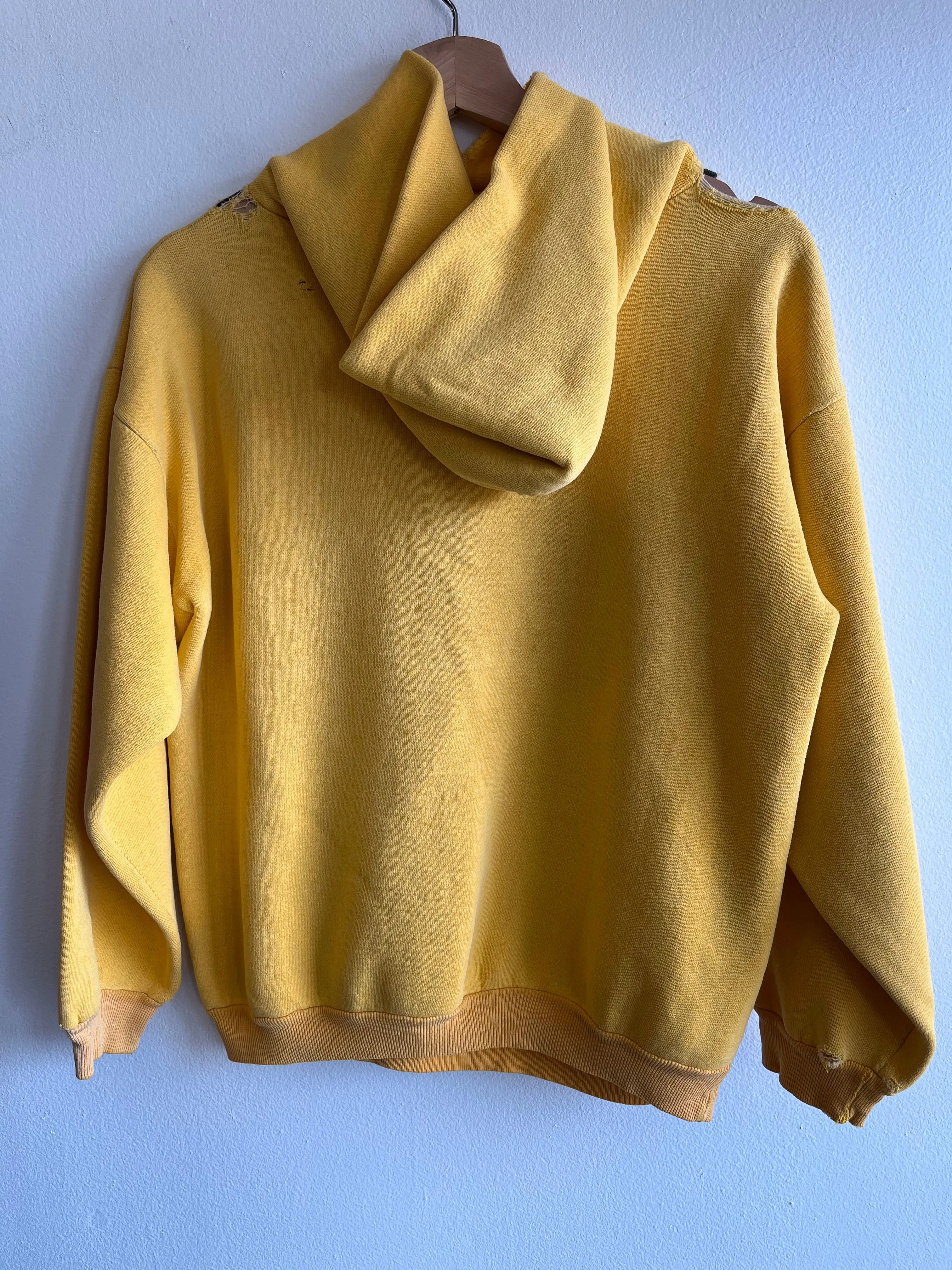 Vintage 1970s Russel Central Catholic Track Hooded Sweatshirt