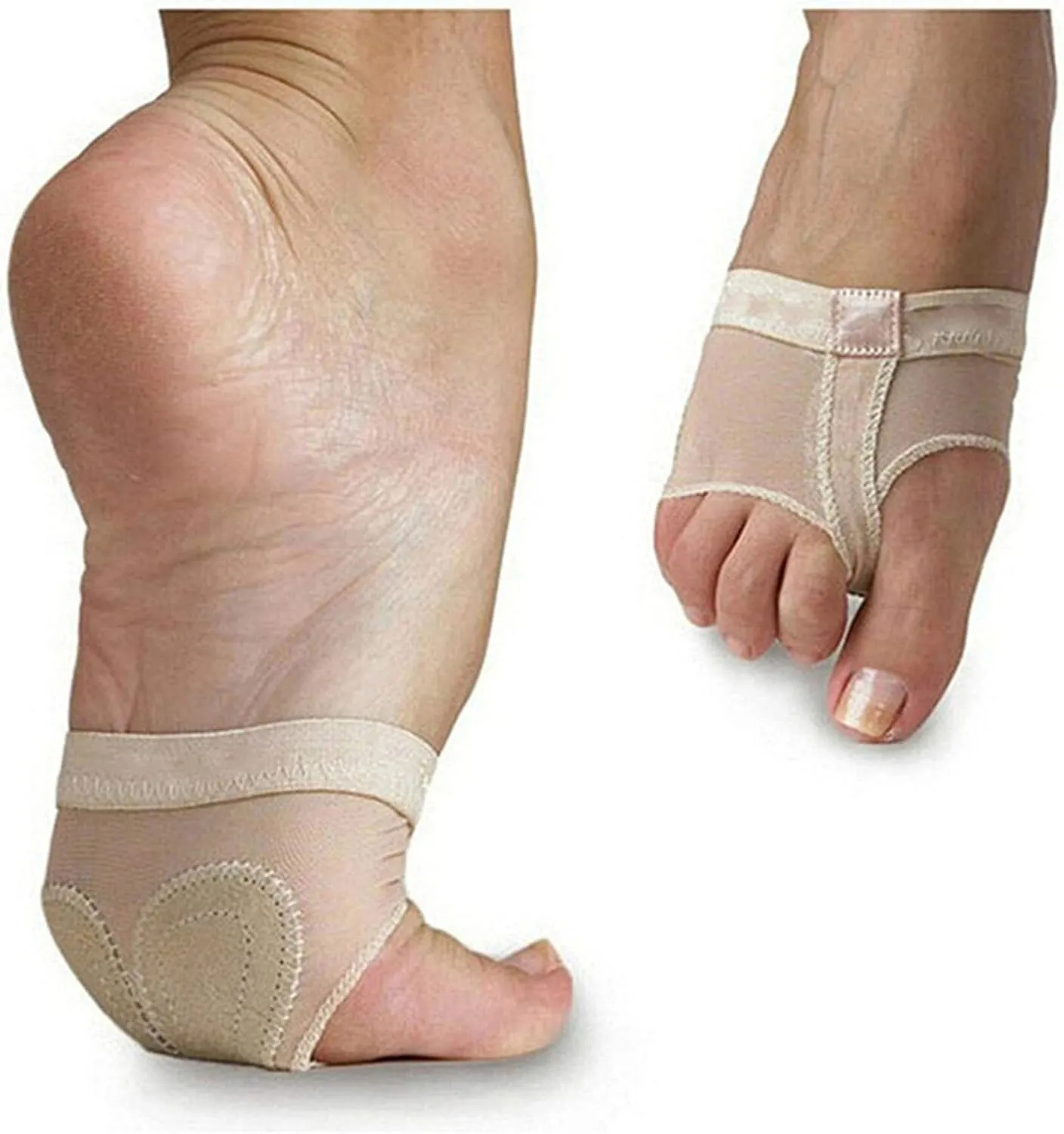 Women's Girls Half Sole Dance Shoes Lyrical Bare Foot Thong Dance PAW Shoes Ballet Shoes Fitness