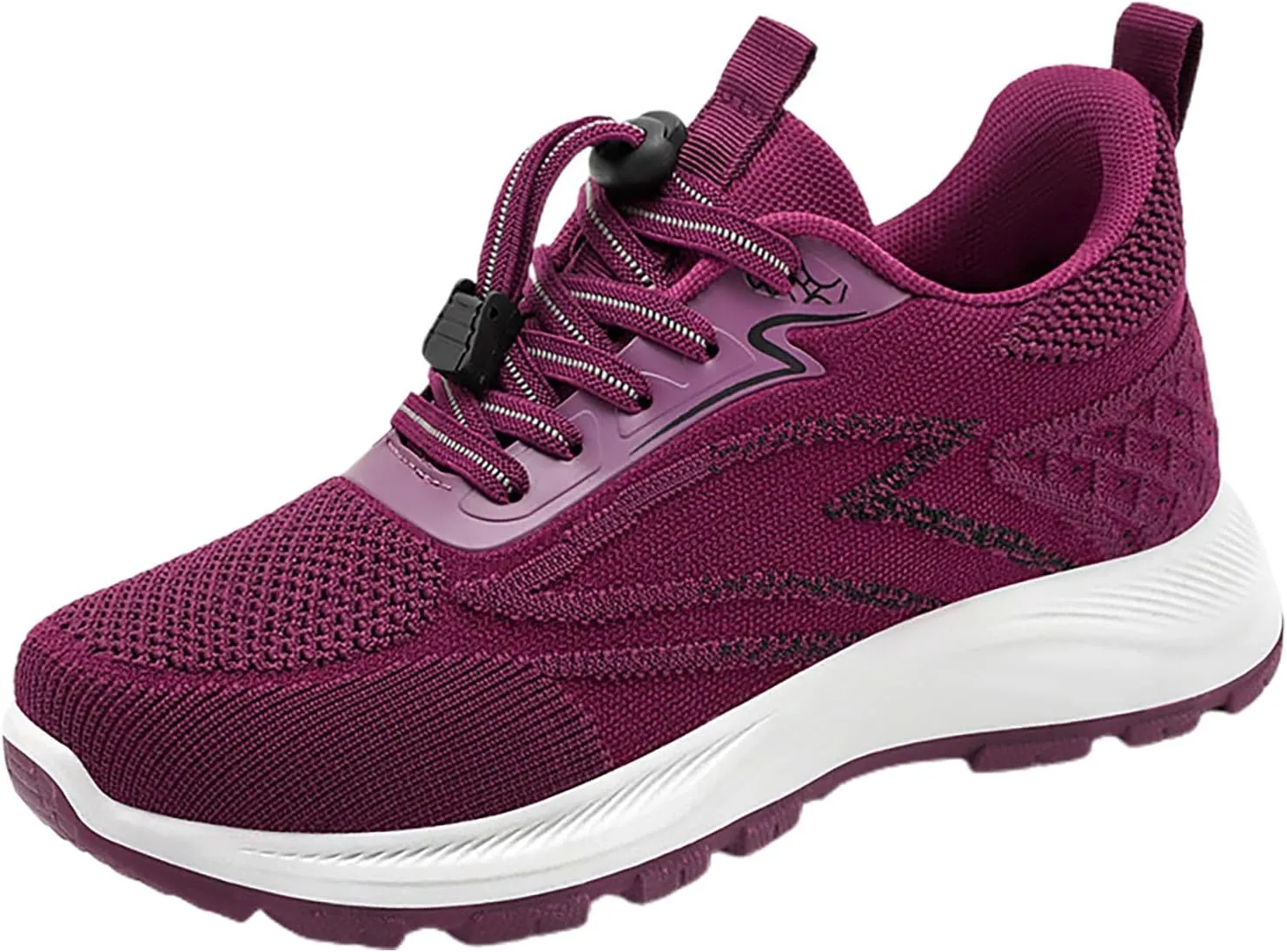 Women's Slip on Walking Shoes Comfy Knitted Non Slip Comfortable Running Shoes Breathable Mesh Sports Workout Tennis Shoes Lightweight Fashion Sneakers
