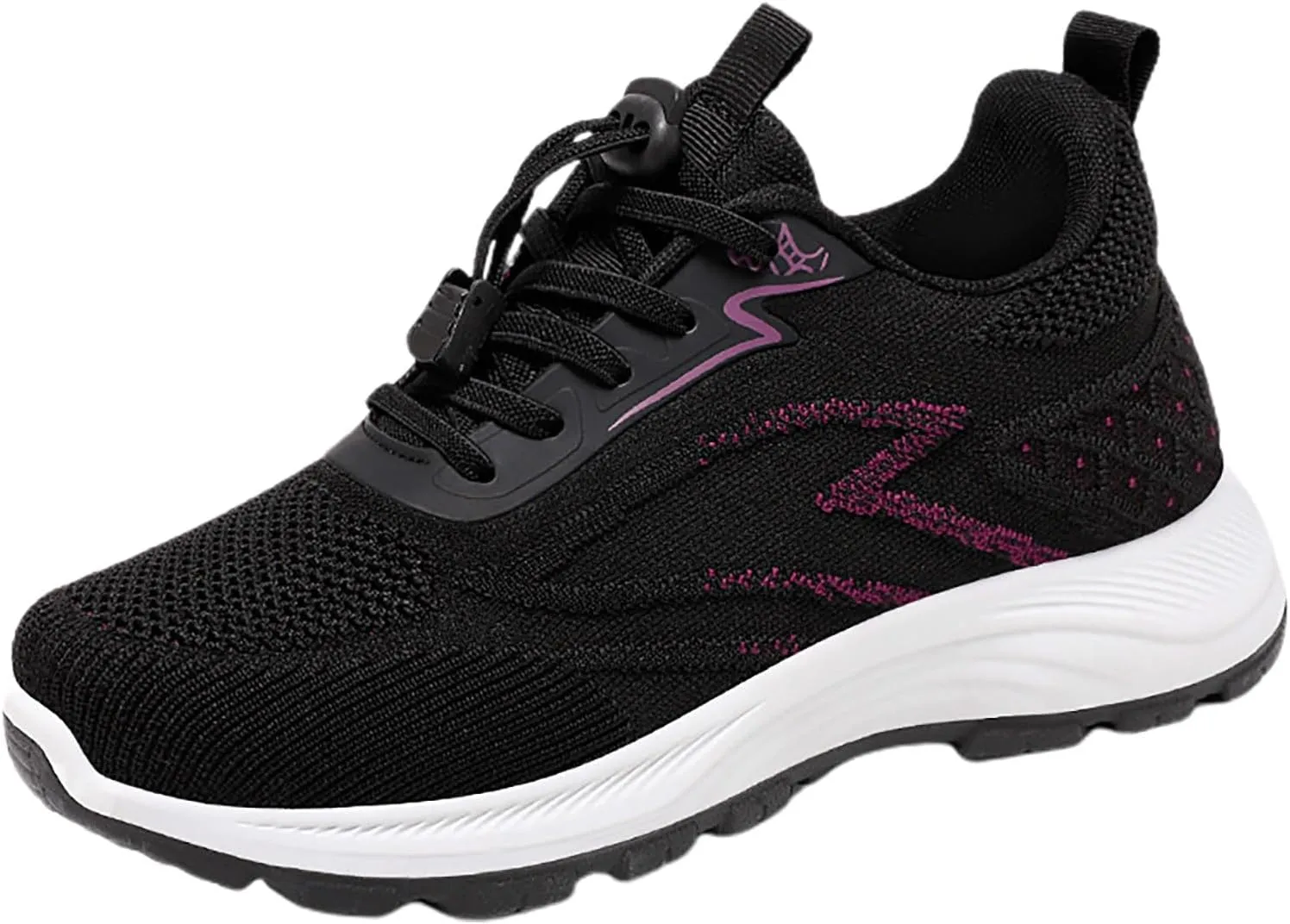 Women's Slip on Walking Shoes Comfy Knitted Non Slip Comfortable Running Shoes Breathable Mesh Sports Workout Tennis Shoes Lightweight Fashion Sneakers