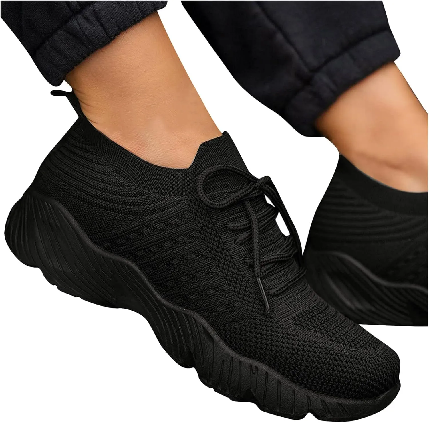 Womens Sneakers Running Tennis Shoes Lightweight Walking Shoes Arch Support Slip On Shoes Casual Workout Shoes