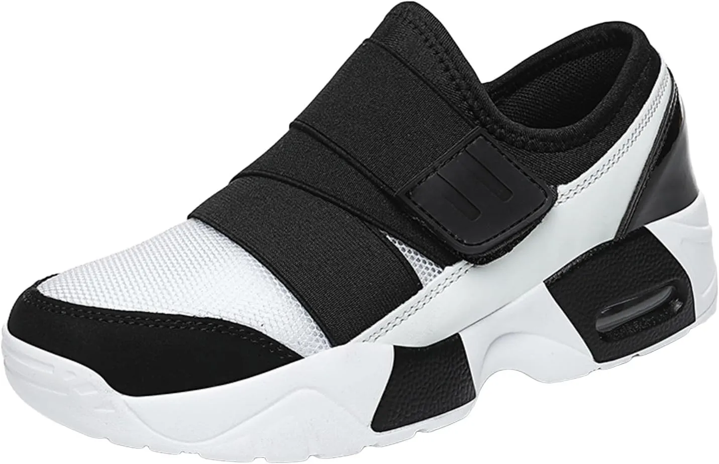 Womens Walking Shoes Slip on Comfy Knitted Non Slip Vintage Wide Running Shoes Breathable Mesh Sports Workout Tennis Shoes Fashion Lace Up Sneakers