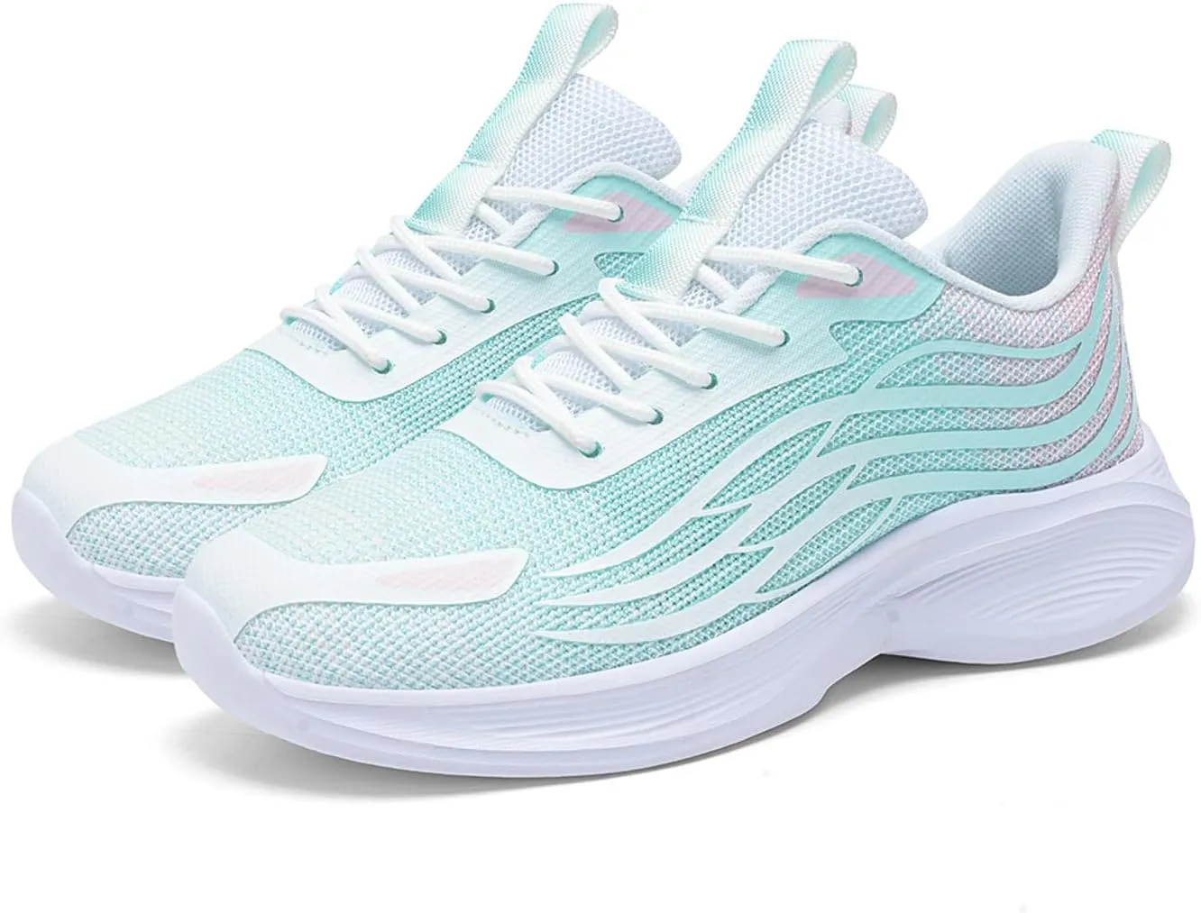Womens Walking Shoes Slip on Dressy Knitted Non Slip Arch Support Running Shoes Breathable Gym Workout Shoes Lightweight Fashion Sneakers