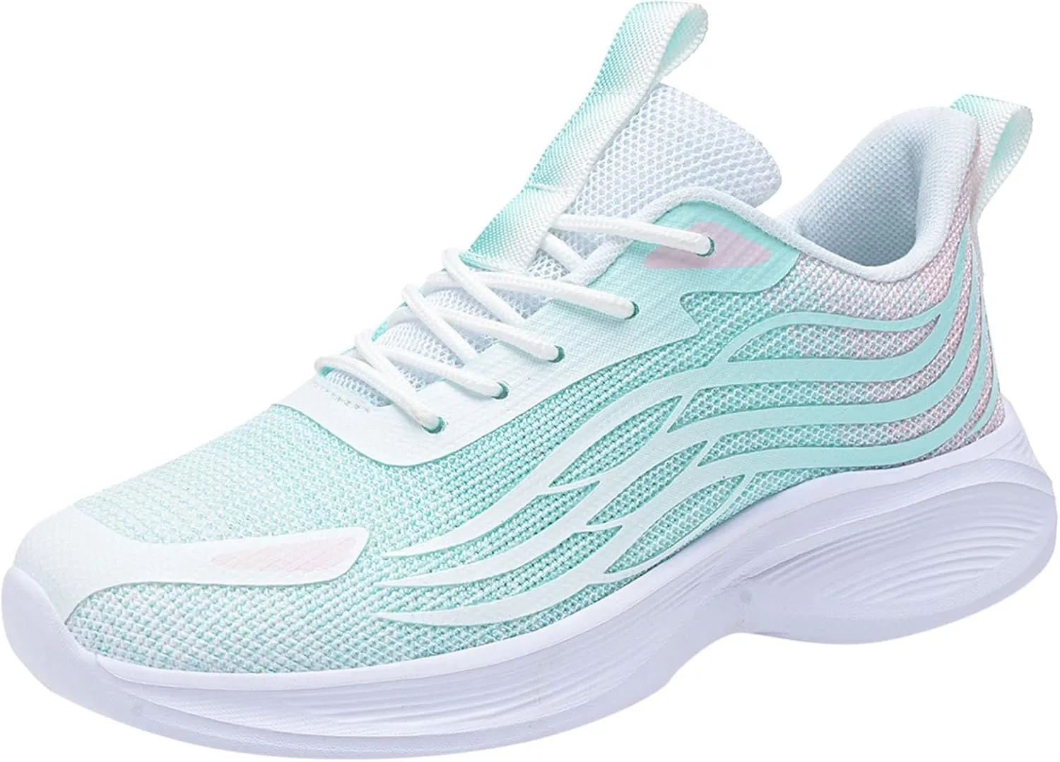 Womens Walking Shoes Slip on Dressy Knitted Non Slip Arch Support Running Shoes Breathable Gym Workout Shoes Lightweight Fashion Sneakers